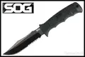 SOG【ソグ】■ SEAL Pup「Elite」コンバットナイフ【AUS-8】【ブラック】【カイデックス】受賞 E37T-K フィックスド