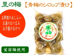 梅のシロップ漬けなら青梅のシロップ漬け：里の梅300gが無添加で
