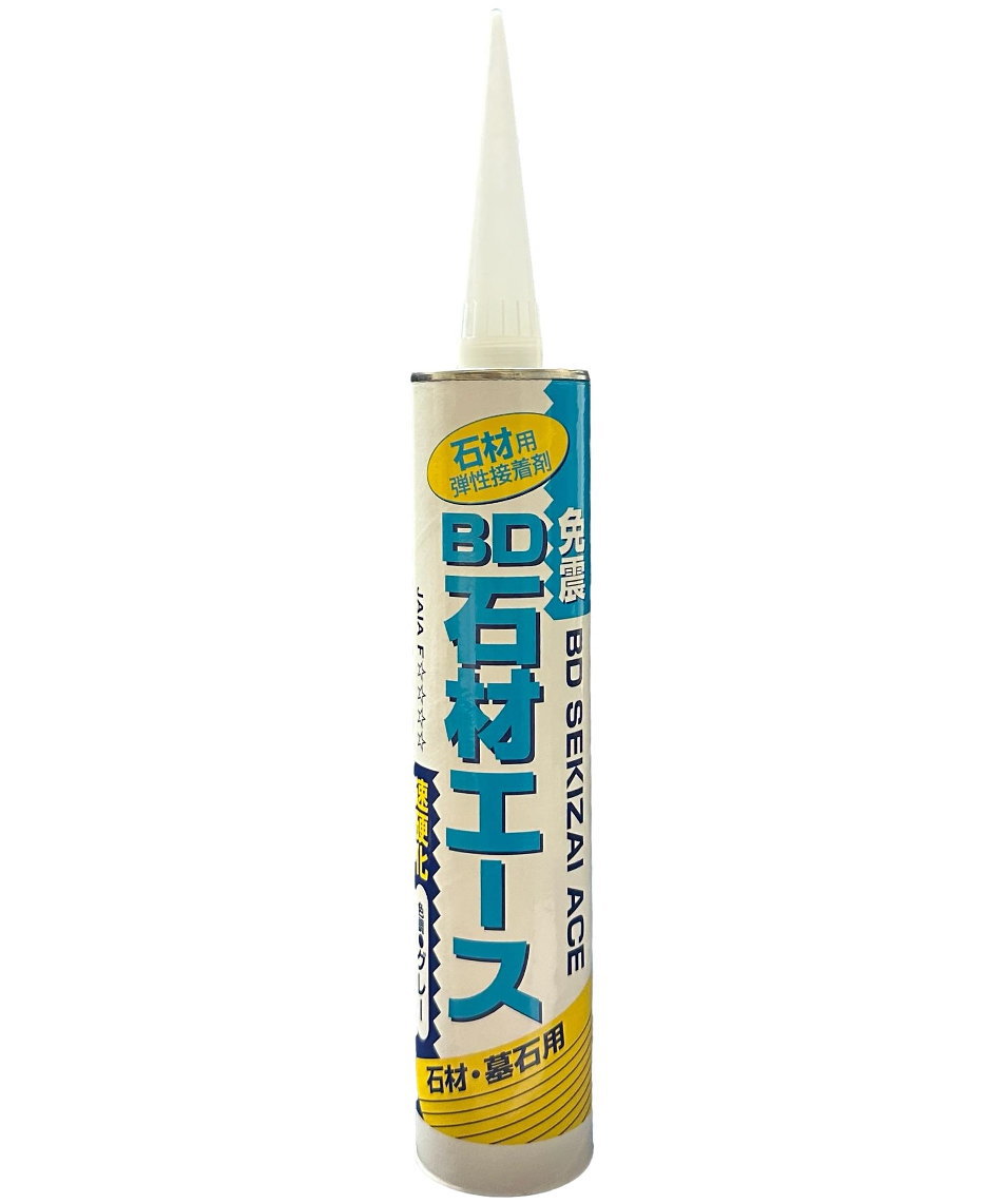 ボンド商事 BD 免震 石材エース グレー 石材・墓石用 333ml