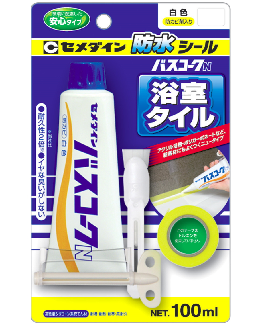 セメダイン バスコークN 白色 100ml HJ-153