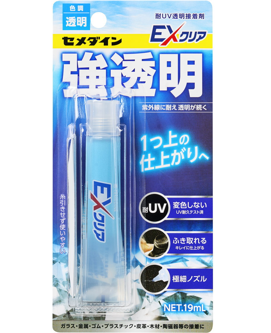セメダイン EXクリア 強透明 19ml CA-120