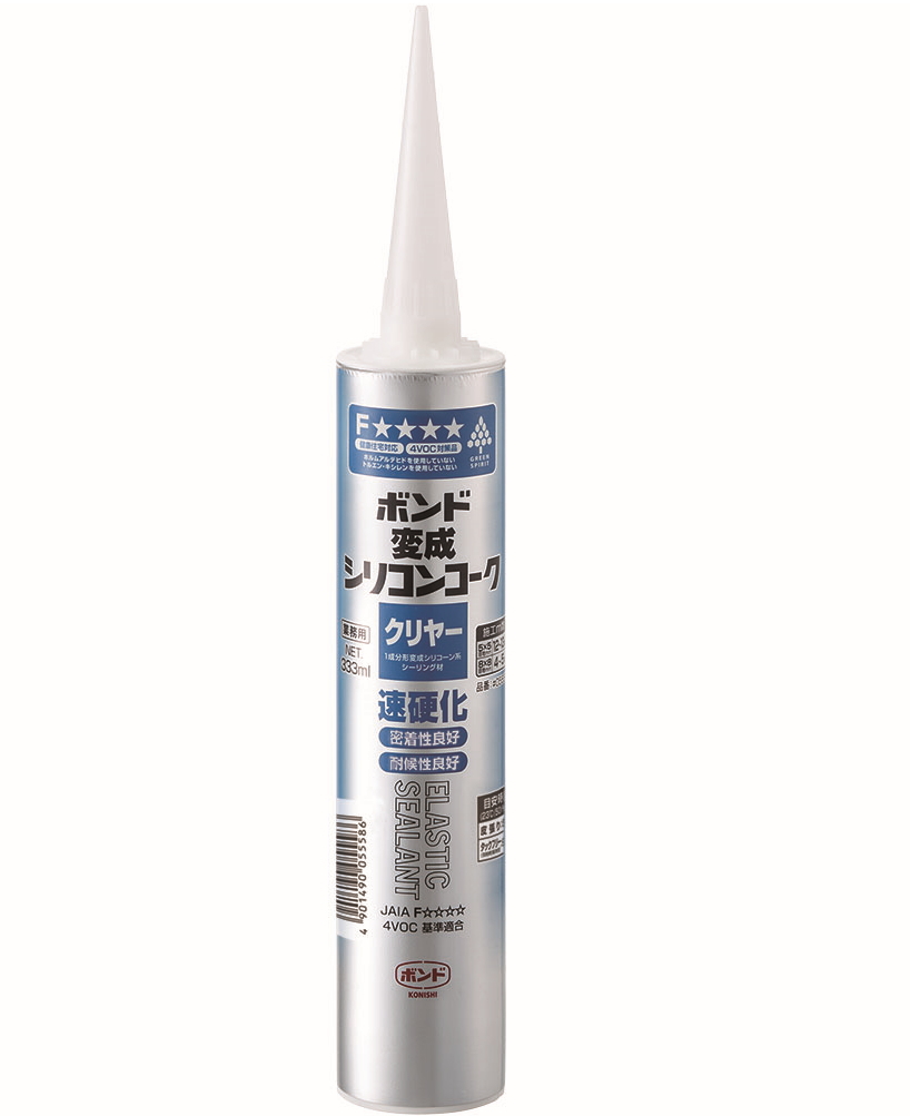 コニシ ボンド 変成シリコンコーク クリヤー 333ml #05558