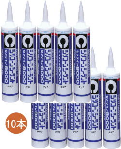 セメダイン シリコンシーラント 8000 クリア 330ml SR-209 小箱10本入り