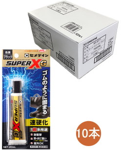 セメダイン 強力超多用途接着剤 スーパーXゴールド ブラック 20mL AX-271 小箱10本入り