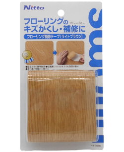 ニトムズ フローリング補修テープ ライトブラウン 75mm×90cm TT0016