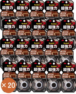 3Mスコッチ超強力両面テープ木材・ベニヤ用KMZ-12R小袋20巻入り