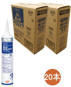 コニシ ボンド シリコンコーク アルミ 330ml #55178 ケース20本入り