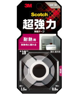 3M(スリーエム)スコッチ超強力両面テープ耐熱用KHR-19R