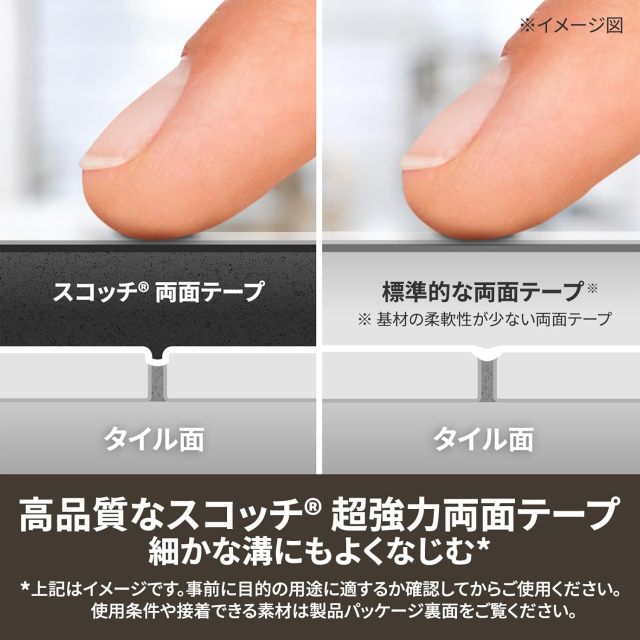 3M 超強力両面テープ タイル表面用 幅12mm×長さ4m SST-12R 小箱20巻入り