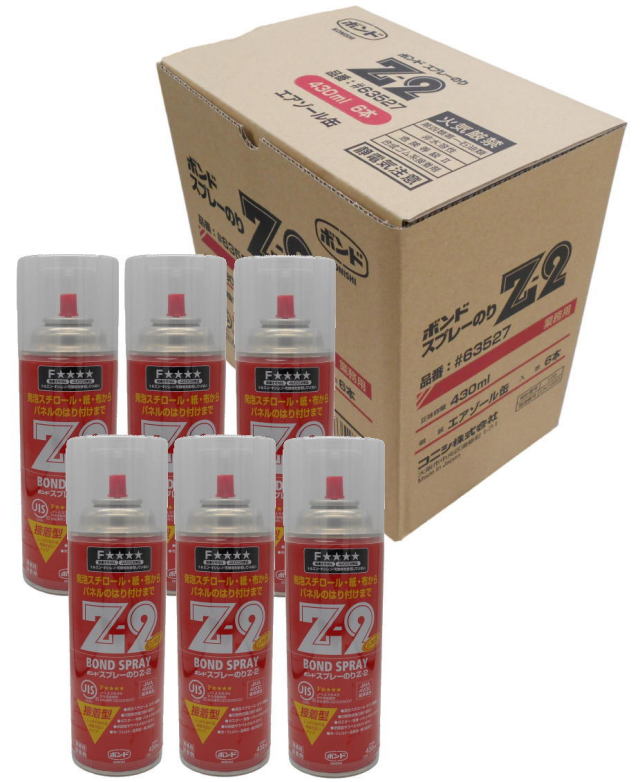 コニシ ボンド スプレーのりZ-2 430ml #63527 小箱6本入り