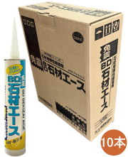 ボンド商事 BD 免震 石材エース グレー 石材・墓石用 333ml ケース10本入り