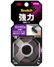 3Mスコッチ強力両面テープフロントガラス用KCW-25R