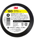 3M Temflex(テムフレックス) ビニールテープ180 ブラック 19mm×20m (180 BLA 20)