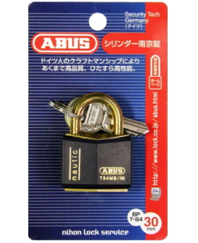 ABUS シリンダー南京錠30ｍｍ BPT84MB 30