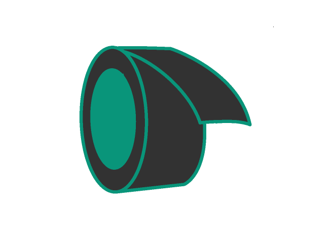 鋼板用布粘着テープ_黒色(No,149)