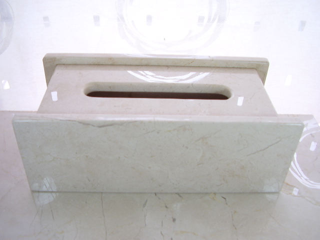 天然大理石 ティッシュボックス2007 （クレママーフィル）