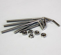 吊りボルトフランジナット2個付（SUS304）石材施工用金物