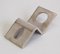 石吊Zアングル石材施工乾式金物用(t:6*W:60*H:45*L:60*L:56)
