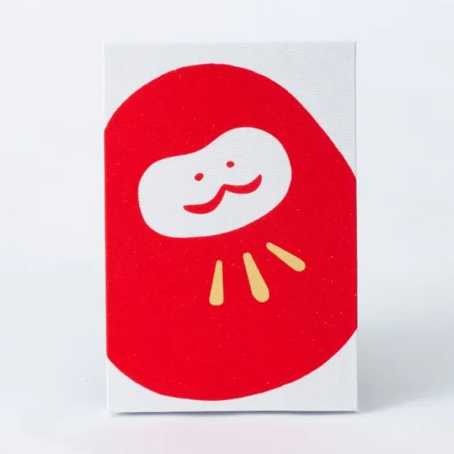 大判御朱印帳 だるま 達磨 蛇腹式 12×18cm
