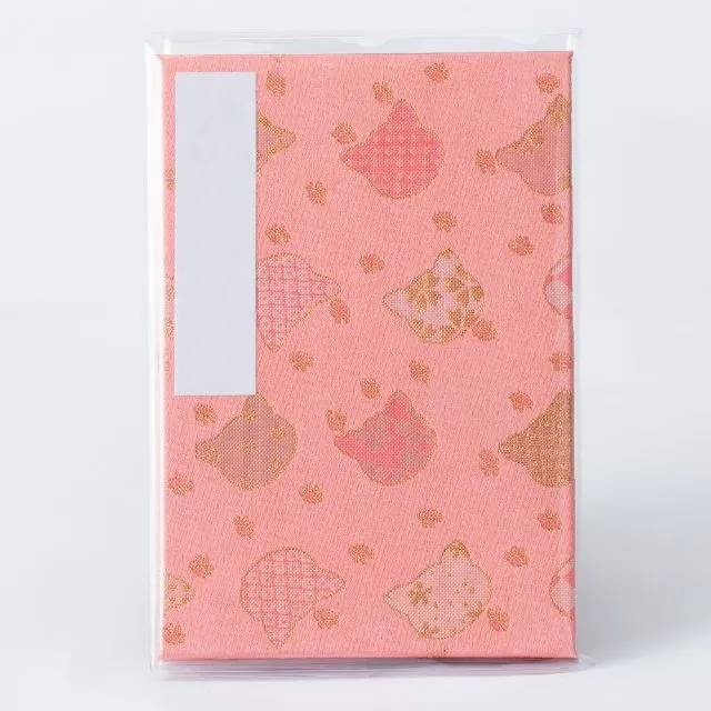 御朱印帳 猫の宝石箱 蛇腹式 書き置き・直書き対応 4サイズ展開 西陣織