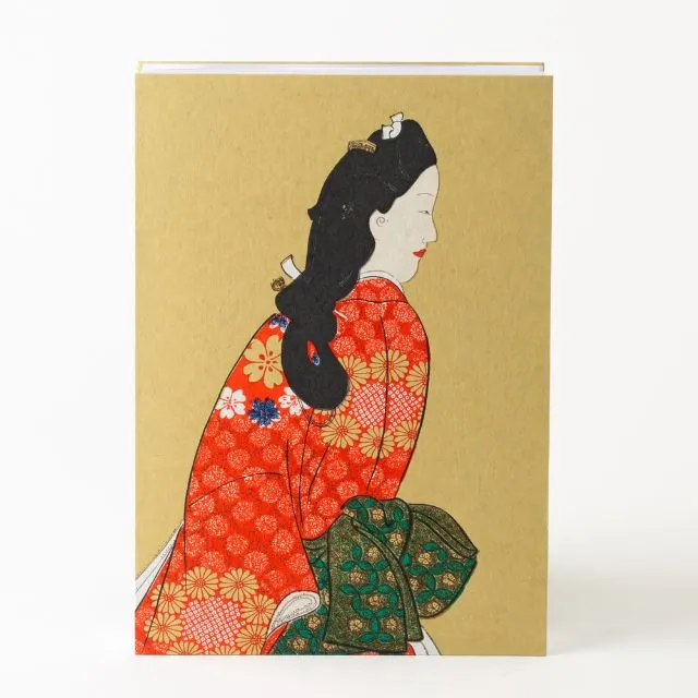 【究極220Ｐ御朱印帳】ラスト1冊 見返り美人/A4極大判21x30cm/蛇腹式