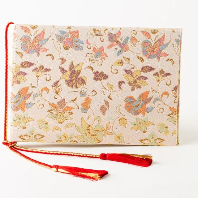 ゲストブック 西陣金襴織シリーズ(おしどり夫婦) 結婚式 芳名帳 芳名録 ブライダル ウェディング