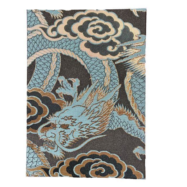 究極220P御朱印帳｜A4極大判（21×30cm）青龍西陣金襴 蛇腹式・限定3冊