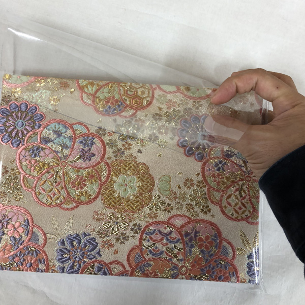 【見開き蛇腹式専用】御朱印帳ビニールカバーケース2枚セット(B5用）