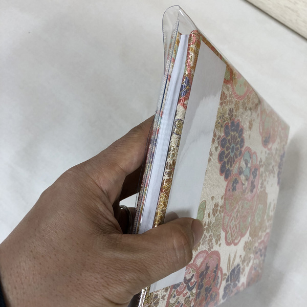 【見開き蛇腹式専用】御朱印帳ビニールカバーケース2枚セット(B5用）