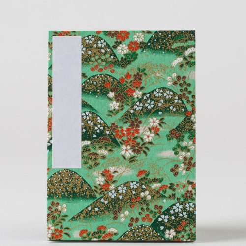 【御朱印帳】山霞/緑&赤