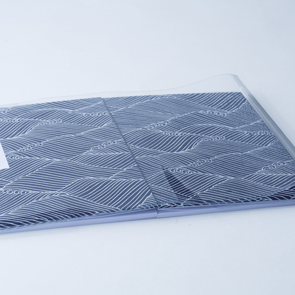 【蛇腹式専用】御朱印帳ビニールカバー3枚セット(大判用）