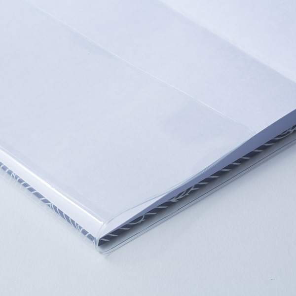 【蛇腹式専用】御朱印帳ビニールカバー3枚セット(大判用）