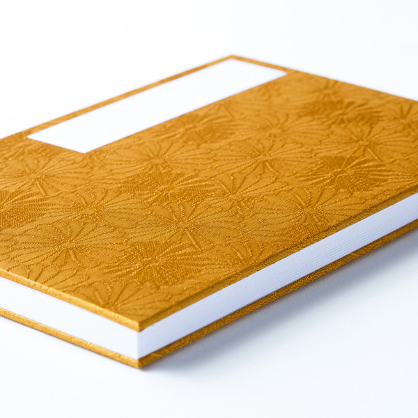 【御朱印帳】大判/百裂小菊/山吹色