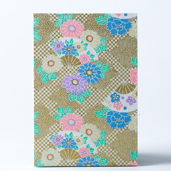 【ビニールカバー付き御朱印帳】あっぱれ菊　大判