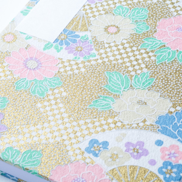 【ビニールカバー付き御朱印帳】あっぱれ菊　大判