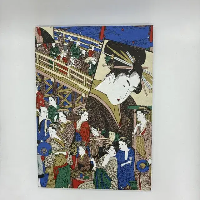 【御朱印帳】総柄友禅 両国/A4極大判21x30cm/蛇腹式
