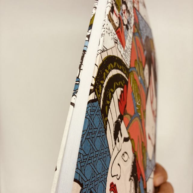 A4サイズ 蛇腹式 御朱印帳 奉書紙 見開き構造