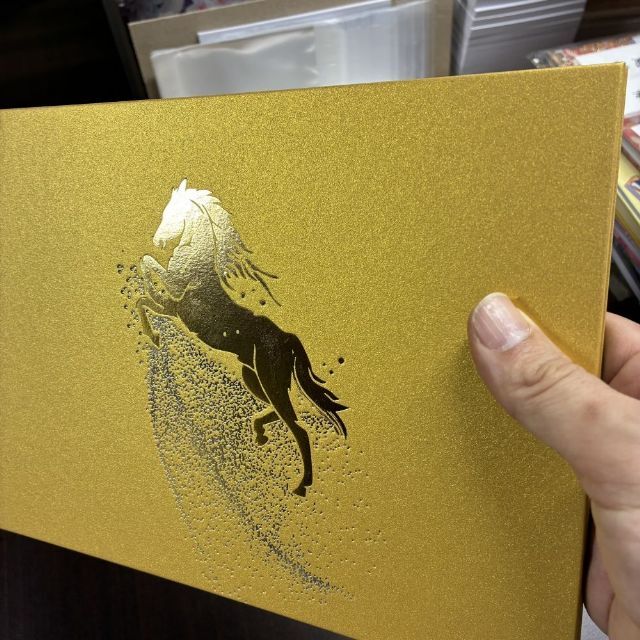 2026 干支 午（馬） 限定御朱印帳｜蛇腹式・大判＆ポケット｜金運