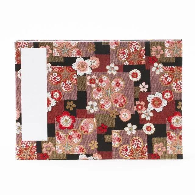 見開き御朱印帳 はいからさんな恋心 2カラー 蛇腹式 京都西陣金襴