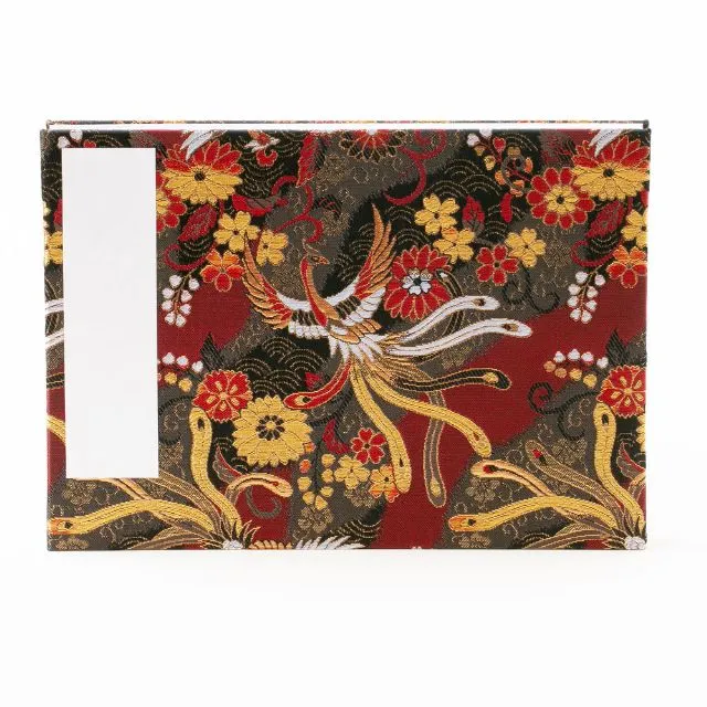 【見開き御朱印帳】鳳凰キグナス/蛇腹式/京都西陣