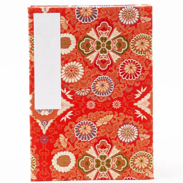 御朱印帳 燃えよ！紅の覇王菊 150ページ 特大判18×26cm 蛇腹式 会員限定