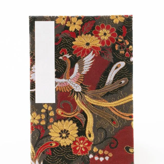 御朱印帳 ビニールカバー付き 鳳凰キグナス 大判12×18cm 蛇腹式