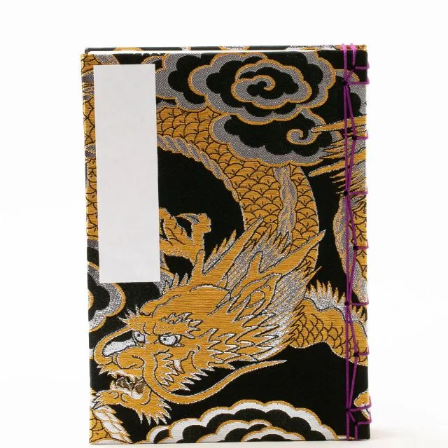 【高級国産金襴/金】130P 龍神八郎太郎 御朱印帳