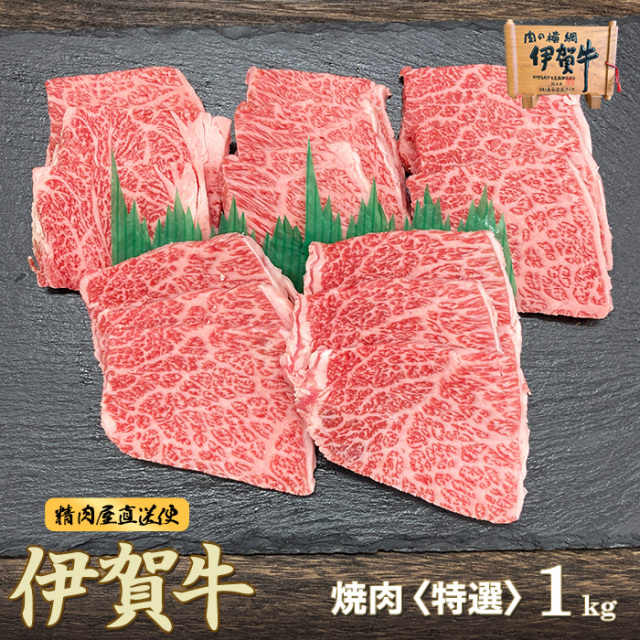 【伊賀牛】特選カルビ焼肉 1kg