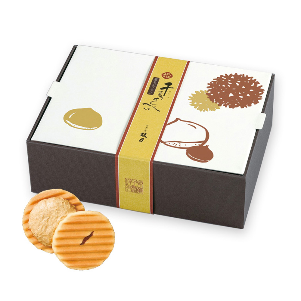 姫千寿せんべい　栗モンブラン