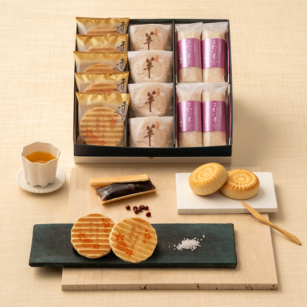 13890　プレミアム千寿せんべい　華　万都の葉
