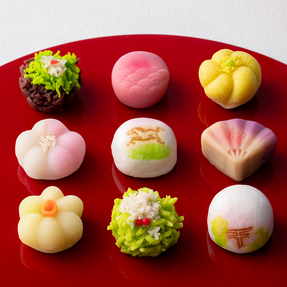 迎春　上生菓子　四季撰