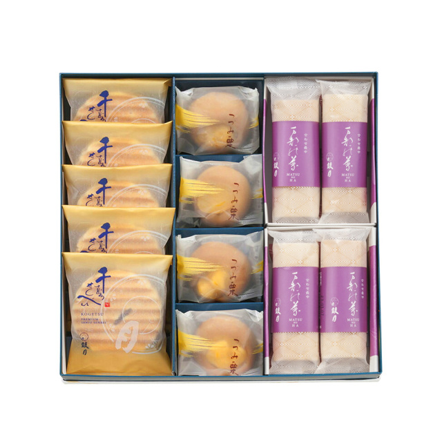 零花様ご確認ページ 鼓月 銘菓撰詰合せ（千寿せんべい6枚、華4個、万都の葉4個、花洛6個