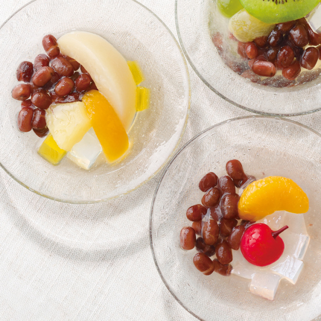 【WEB限定】京都 鼓月 夏の涼やか和菓子セット(送料込) あんみつ