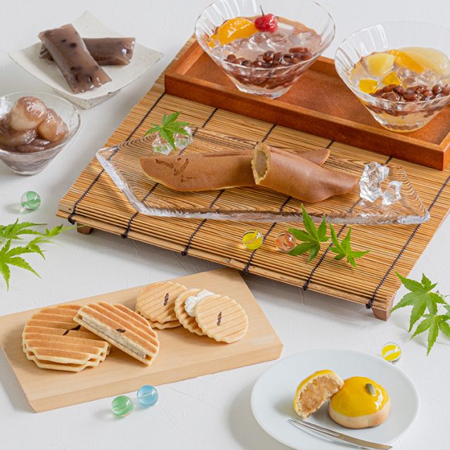 【WEB限定】京都 鼓月 夏の涼やか和菓子セット(送料込)